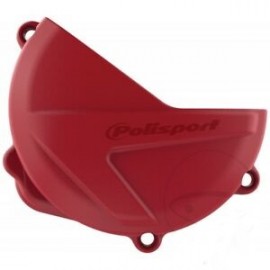 Защита крышки сцепления HONDA CRF250R 18-24 CRF250RX 19-24 красная / POLISPORT