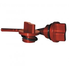 Крышка маслозаливной горловины HONDA CRF250R 04-09 CRF250X 04-17 CRF450X 05-17 красная / T.M. DESIGNWORKS 15650-KRN-670 15650-MEY-670