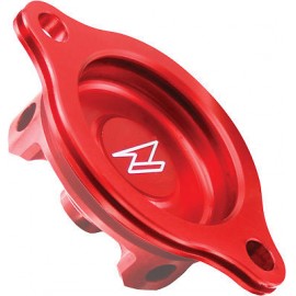 Крышка масляного фильтра HONDA CRF450R 02-08 CRF450X 05-17 красная / ZETA 11333-MEB-670