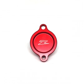 Крышка масляного фильтра KAWASAKI KXF250 05-24 SUZUKI RMZ250 05-06 красная / ZETA 11065-0087 K1106-50087