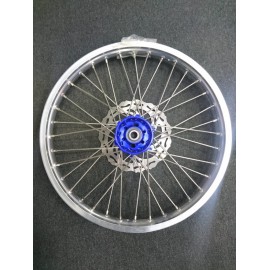 Колесо в сборе 21x1.60 YAMAHA серебренно-синее / XLR