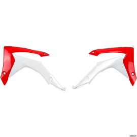 Обтекатель радиатора HONDA CRF250R 14-17 CRF450R 13-16 красно-белый / POLISPORT HO04657-999 19072-MEN-A70ZA 19071-MEN-A70ZA 19071-KRN-A90ZA 19072-KRN-A90ZA 19072-KRN-A80ZA 19071-KRN-A80ZA