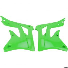 Обтекатель радиатора KAWASAKI KXF450 12-15 зелёный / POLISPORT KA04719#026 49089-0779-25M 49089-0780-25M