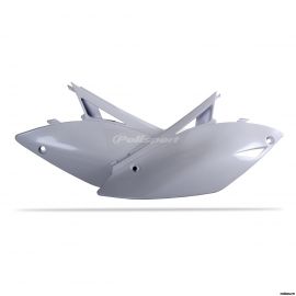 Боковой пластик KAWASAKI KXF250 09-12 KXF450 09-11 белые / POLISPORT 36001-0153-27H 36001-0151-27H 36001-0151-25P 36001-0153-25P 36001-0153-25N 36001-0151-25N