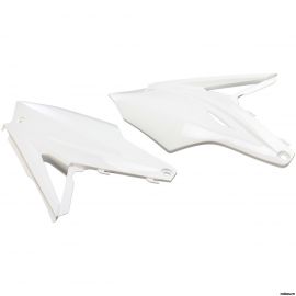 Боковой пластик KAWASAKI KXF250 17-20 KXF450 16-18 белые / POLISPORT 36001-0629-266 36001-0638-266
