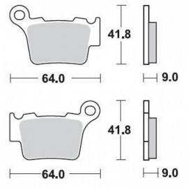 Колодки тормозные задние KTM состав SINTERED / MOTO MASTER BP-108 891CM 54813090300