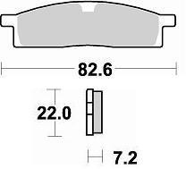 Колодки тормозные передние YAMAHA состав SINTERED / BRAKING 705CM BP-109 5PA-W0045-00-00