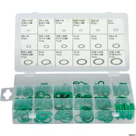 Набор O-RING 18 размеров 270шт жаро-химо устойчевые (370°С) / MOOSE RACING