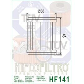 Масляный фильтр YAMAHA YZF/WRF250 03-24 YZF/WRF450 03-24 YZF250/450X 15-24 / HIFLOFILTRO HF140 5D3-13440-02-00 5D3-13440-09-00