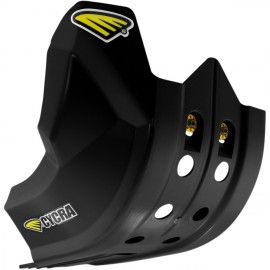 Защита двигателя KAWASAKI KXF450 16-18 пластик чёрная / CYCRA