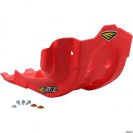 Кликните для увеличения изображения Защита двигателя HONDA CRF250R 18-21 CRF250RX 19-21 пластик красная / CYCRA