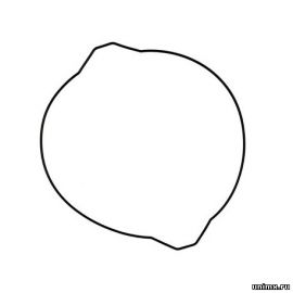 Прокладка крышки сцепления малая YAMAHA YZ250 99-24 / YAMAHA 5CU-15463-00-00