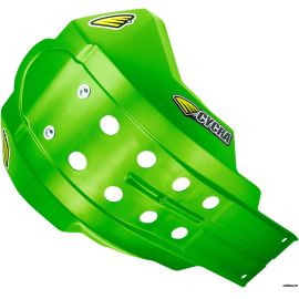 Защита двигателя KAWASAKI KXF250 06-08 пластик зелёная / CYCRA