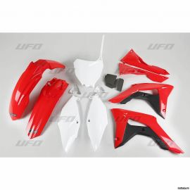 Комплект пластика HONDA CRF250R 18-21 CRF450R 17-20 красно-белыо-чёрный / UFO