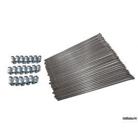 Комплект спиц переднего колеса 21 SUZUKI RMZ250 07-22 RMZ450 08-22 RMX450 10-19 230мм 36шт / HAAN 55321-35G10