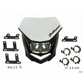 Фара HALO HALOGEN бело-чёрная / POLISPORT