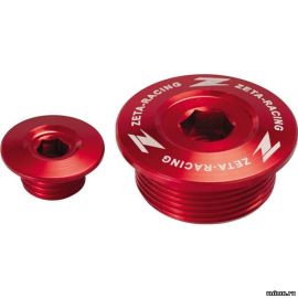 Смотровое окно комплект HONDA CRF250R 18-24 CRF250RX 19-24 красные / ZETA 90087-KVE-900 90084-MEN-670 90087-K95-AA0 90085-K95-AA0