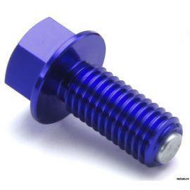 Болт 10X15 P1.25 слива масла с магнитом YAMAHA синий / ZETA 95022-10016-00 95E32-10016-00