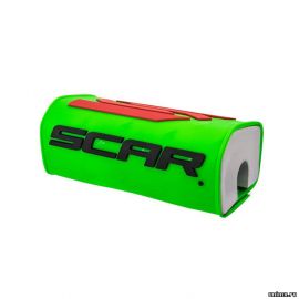 Подушка руля FATBAR под 28мм зеленая / SCAR