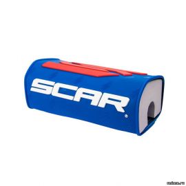 Подушка руля FATBAR под 28мм синяя / SCAR