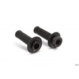 Грипсы крепёжные без вафли 2 и 4-такта чёрные / MOTION PRO