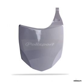 Пластик передний под номер KAWASAKI KXF250 09-12 KXF450 09-12 белый / POLISPORT 58029-0006-266 58029-0006-6C