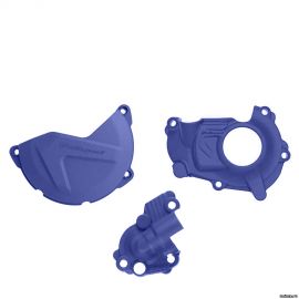 Защитные крышки комплект YAMAHA YZF450 18-22 WRF450 19-23 YZF450X 19-23 + помпы синие / POLISPORT 8484500002 8465300003 8458400003