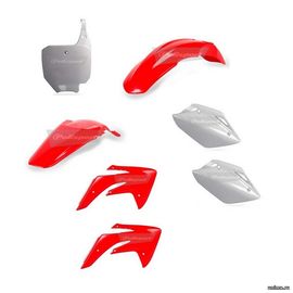 Комплект пластика HONDA CRF150R 07-23 красно-белый / POLISPORT