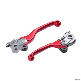 Рычаги руля комплект HONDA CRF450R/RX 21-24 красные / ZETA 14-0239 53180-MKE-AF1 53171-MEN-J01