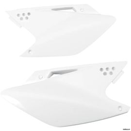 Боковой пластик KAWASAKI KXF250 06-08 белые / POLISPORT