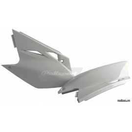 Боковой пластик KAWASAKI KXF450 06-08 белые / POLISPORT
