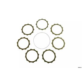 Диск сцепления фрикционный HONDA CRF450R/RX 17-24 CRF450X 19-24 7шт комплект / ATHENA 22201-MEN-A10 22201-MEN-670 11352-MKE-A00 11352-MKE-A70 22201-MBN-670