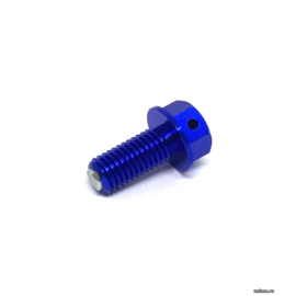 Болт 10X22 слива масла с магнитом KAWASAKI синий / ZETA 92066-0038