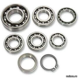 Подшипники КПП KTM 125/150SX 16-19 HQV TC125 16-19 TE150 17-19 / HOT RODS 0625062054 0625060041 0625160031 0625160031 50433030000 0471250200 0625618050 0625069034