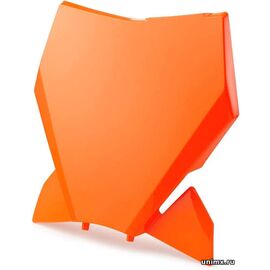 Пластик передний под номер KTM SX/SXF 23-26 оранжевый / OTOM A46008007000EB