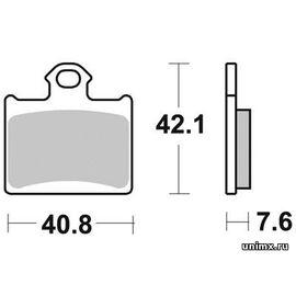 Колодки тормозные задние KTM 85SX 11-20 HQV TC85 14-20 состав SINTERED / SBS 47013090300