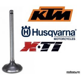 Клапан выпускной KTM 350SX-F 11-20 350EXC-F 12-19 HQV FC350 14-20 FE350 14-19 титановый / XTI 772.36.031.100